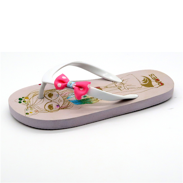 Linda Tricolor Ni&ntilde;a Patr&oacute;n Verano Casual Mujer Chanclas AH-8P046-Ories