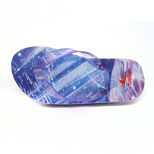 Chancletas personalizadas impresas lindas impresas lindas durables impresas duraderas de la playa de los niños PE del diseño de Ories AH-8P065