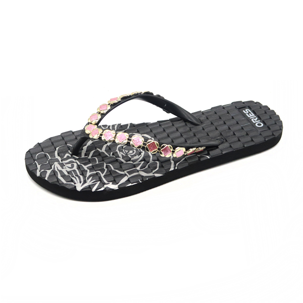 Playa de encargo impresa colorida elegante casual Hawaii verano zapatillas flip flops sandalias