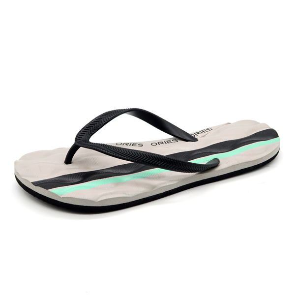  Chancletas multicolores de verano con diseño de rayas para hombre Chanclas AH-8P048-Ories