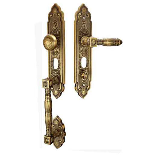 LS10 Classical Zinc Alloy Rosette Door Handle for Interior Door 