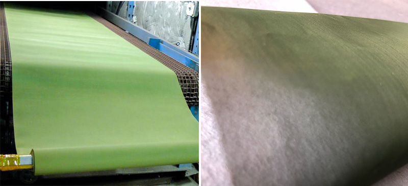 Stainless steel teflon coat mesh