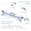 3 Pack Rimless Reading Glasses for Women Blue Light Blocking Readers Classic Computer Eyeglasses Mix