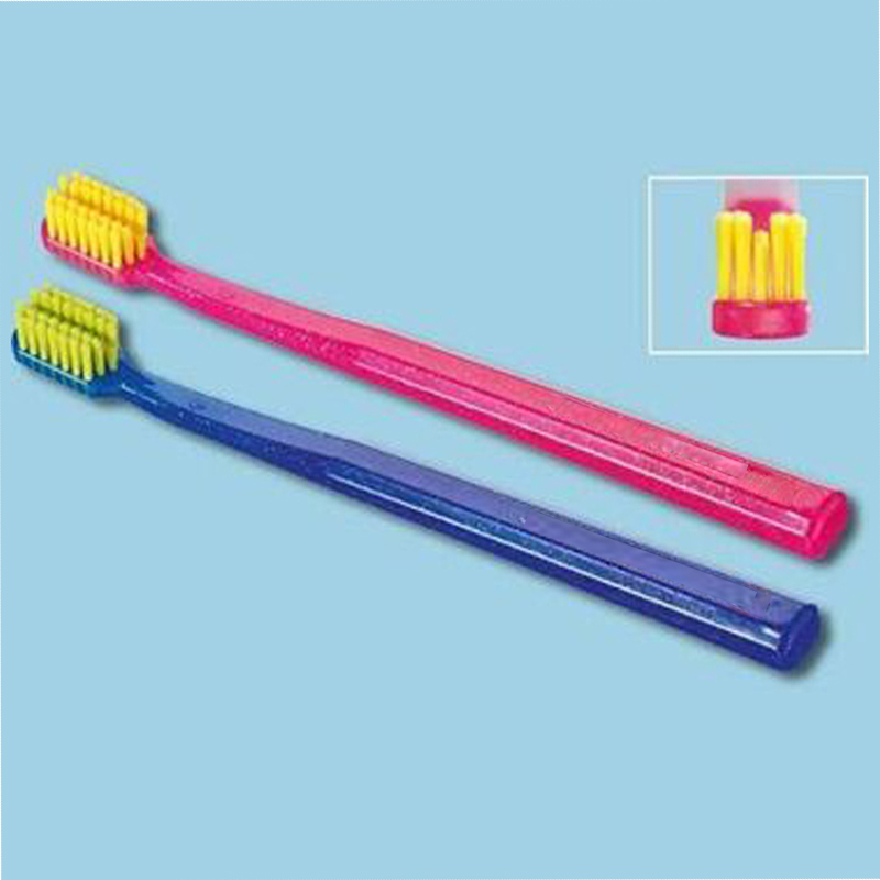 Bristle shape can be cut for orthodontics