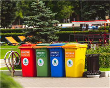 outdoor trash bin cubo de basura al aire libre