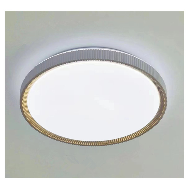 New LED circle ceiling lamps with colorful trim