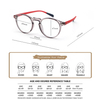 Luxury Classic Round Clear Frames Anti Blue Light Ray Screen Protector Optical Eyeglasses Glasses