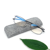 Blue Light Blocking Reading Glasses for Men Women Metal Quality Classic Frame Rectangle Style Comfort Spring Hinges Computer Readers