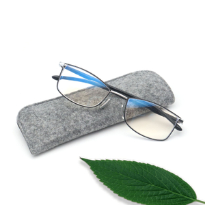 Blue Light Blocking Reading Glasses for Men Women Metal Quality Classic Frame Rectangle Style Comfort Spring Hinges Computer Readers