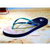 AH-9P066 Impreso playa personalizada colorida Casual Hawaii Verano Zapatillas Flipper Flops Sandalias
