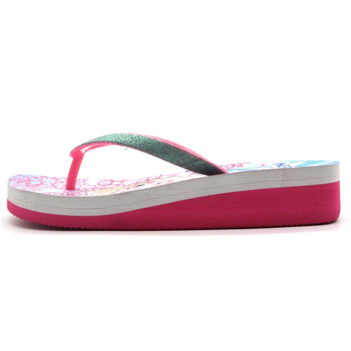 Chausson à semelle intérieure confortable rose Disney Frozen à talons hauts
