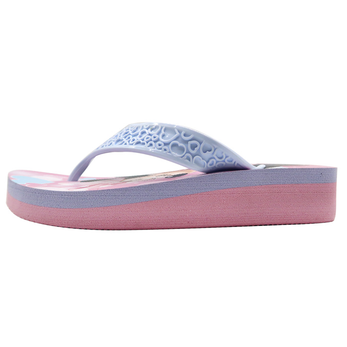 Chanclas anchas de tacón alto de Minnie Mouse para niñas