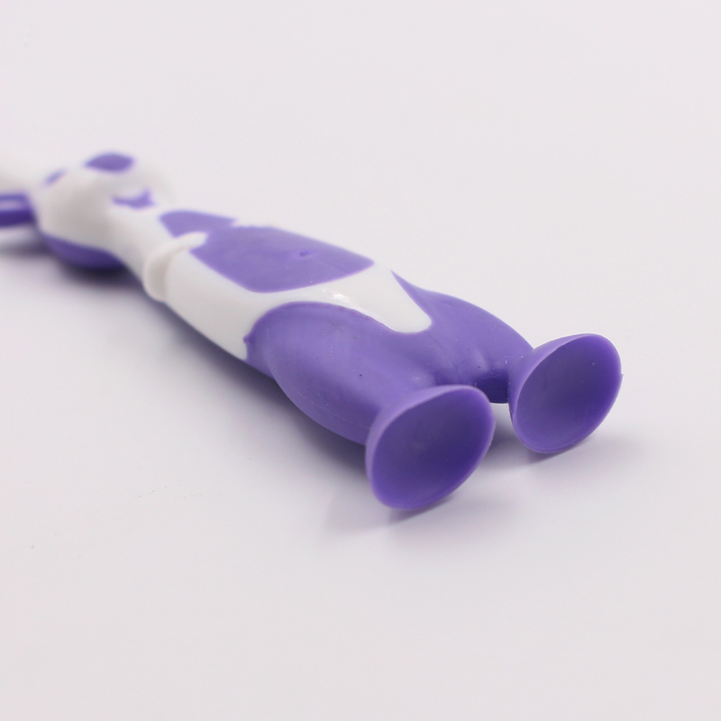 With 2 feets with suction for standing up