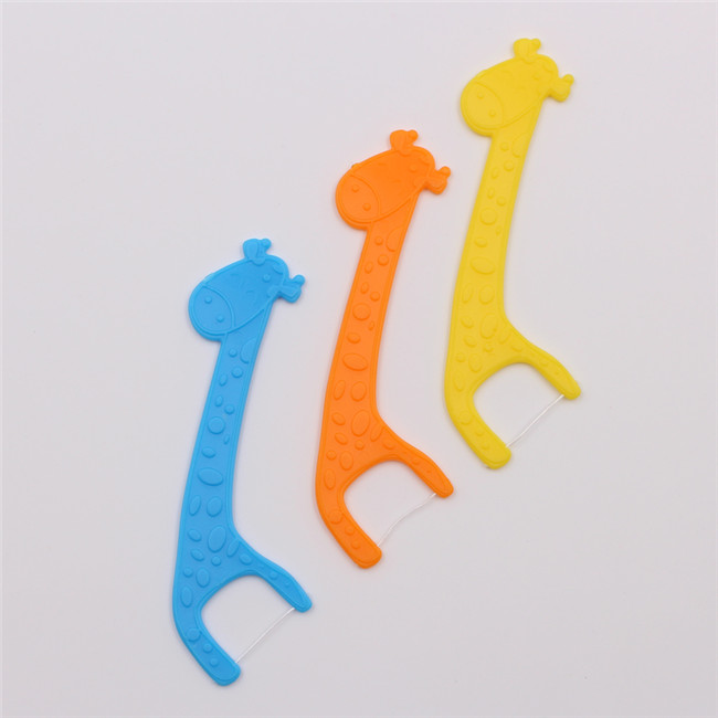 Flossers dentaires pour enfants animaux girafe