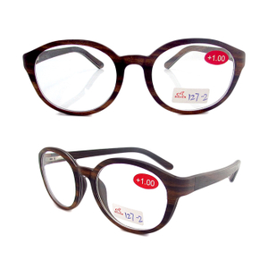 Wooden reading glasses