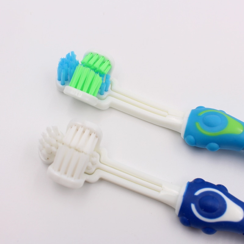 Special Design 3 Head Pets toothbrush, Patented