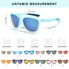 Sunglasses for Women Men, Womens Vintage Sunglasses Trendy Square Round Classic Retro Mirrored UV400 Protection Sun Glasses