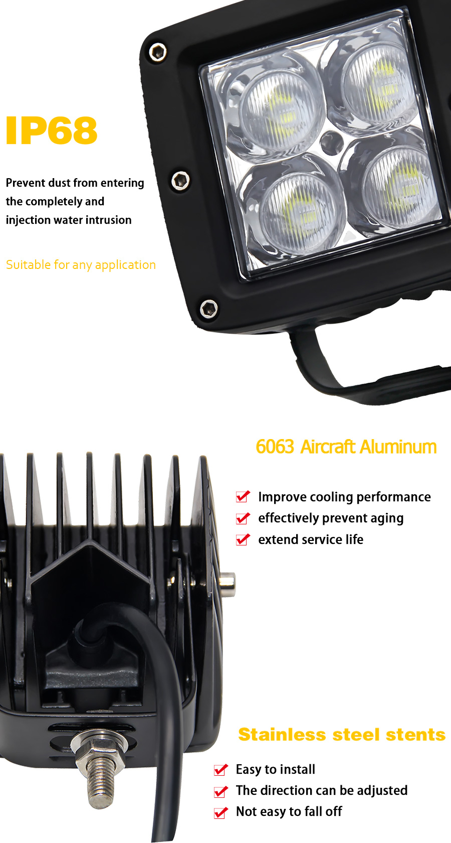 led work light 995C advantages