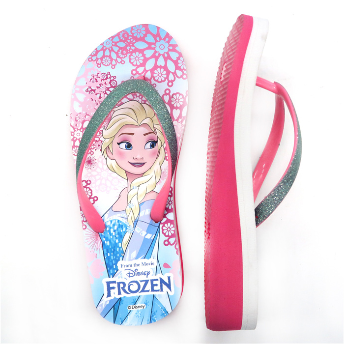 Chausson à semelle intérieure confortable rose Disney Frozen à talons hauts