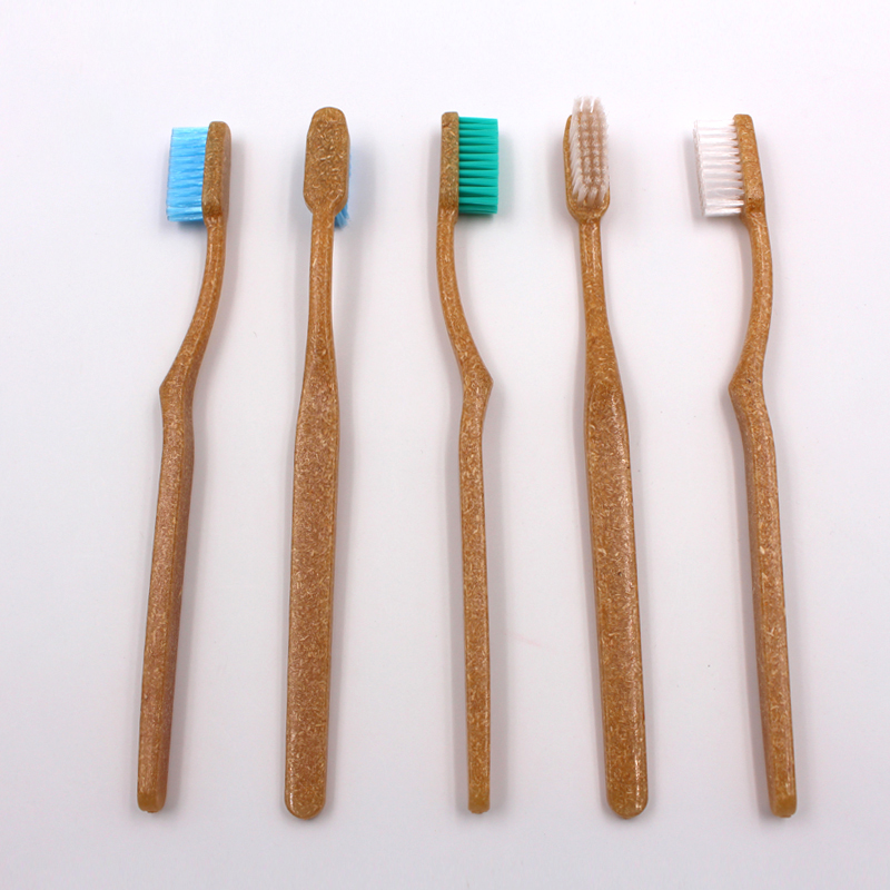Cepillo de dientes de fibra de madera