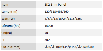 Slim panel 驱动外置-SK2