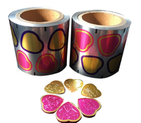 Aluminum Foil for Heart Shaped Chocolate Wrapping