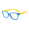 Colorful Unisex's hinge kids anti-blue light glasses, children blue light blocking glasses 