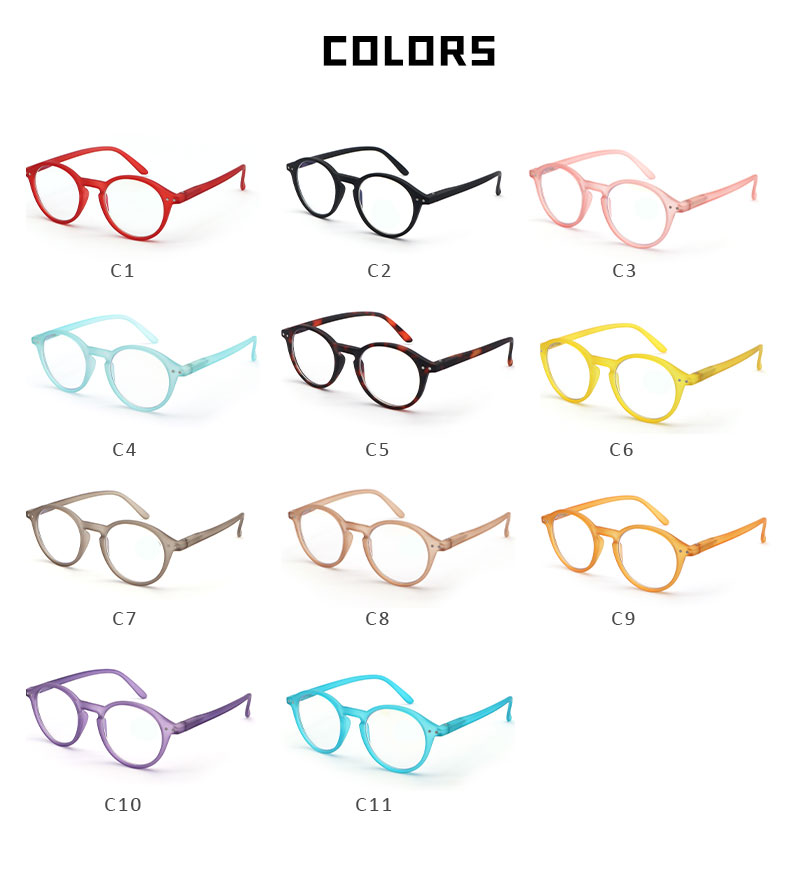 New Design Round Bluelight Glasses Spring Hinge To Blue Light Blocking Glasses Computer Glasses