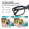 Oversized Reading Glasses for Women Retro Oprah Style Blue Light Blocking Reader Anti Glare Eyeglasses W/Spring Hinge