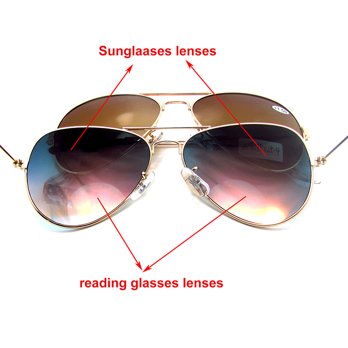 Bifocal readers sunglasses