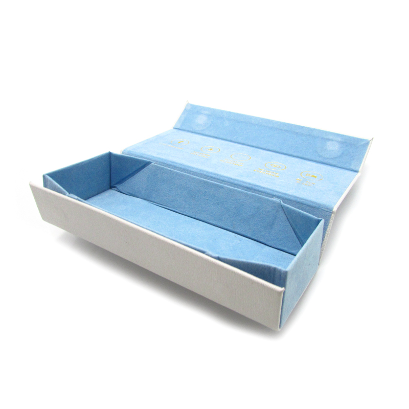 Portable Handmade Cartoon Printing Pattern Foldable Glasses Case Eyeglass Sunglasses Magnetic Leather Box