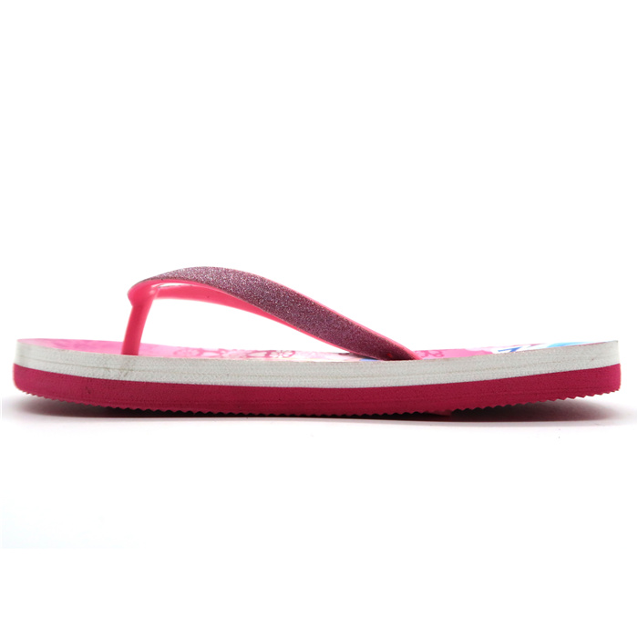 Chausson à semelle intérieure confortable Disney Frozen de couleur rose