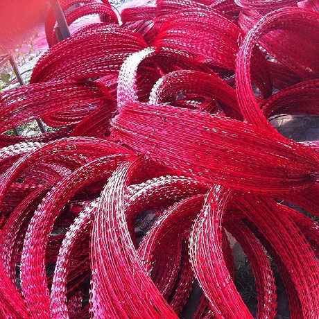 Polyester Coating Razor Wire
