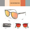 Easy Carry Polarized Mini Folding Sunglasses for Women Men , Portable Pocket Lightweight Sun Glasses