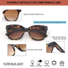 Rectangle Trendy 2022 Sunglasses for Women Retro Fashion Sunglasses UV 400 Protection Square Frame Shades 