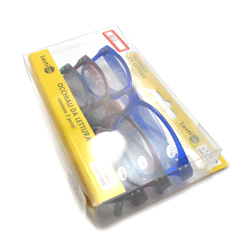 PVC display box with paper