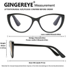 Fashion Ladies Cat Eye Blue Light Reading Glasses Women Anti-blue Light Reader W/Spring Hinge