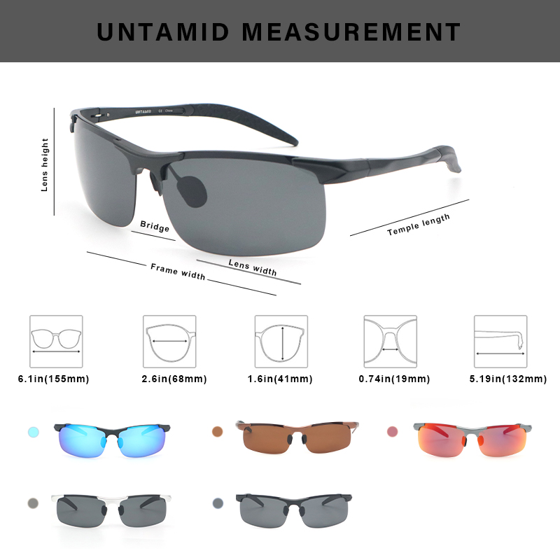 Polarized Sports Sunglasses for Men Women Youth Baseball Fishing Cycling Running Golf Motorcycle TAC Glasses UV400