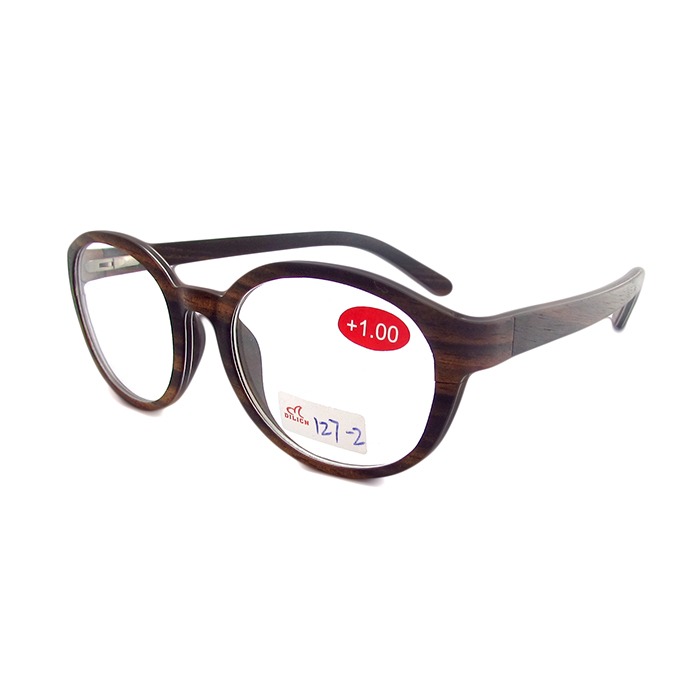 Wooden reading glasses