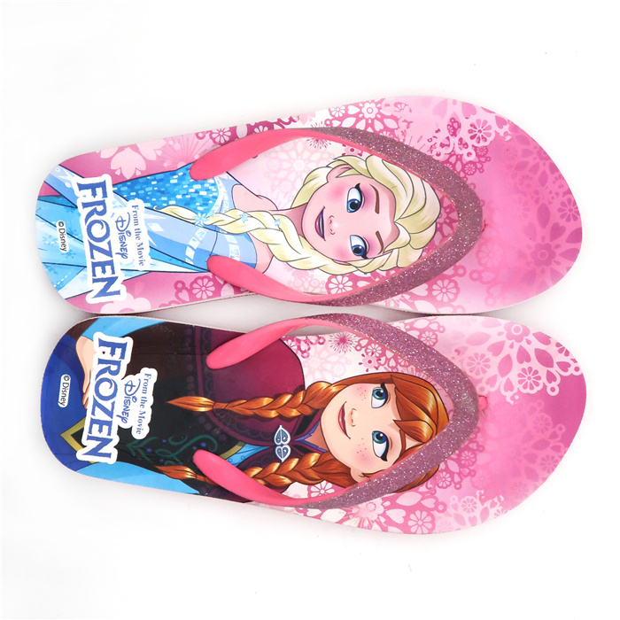 Chausson à semelle intérieure confortable Disney Frozen de couleur rose