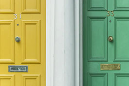 Modern front door creativity