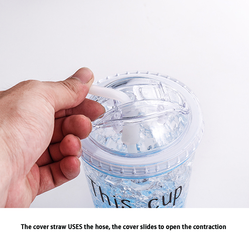 Plastic Straw Cup