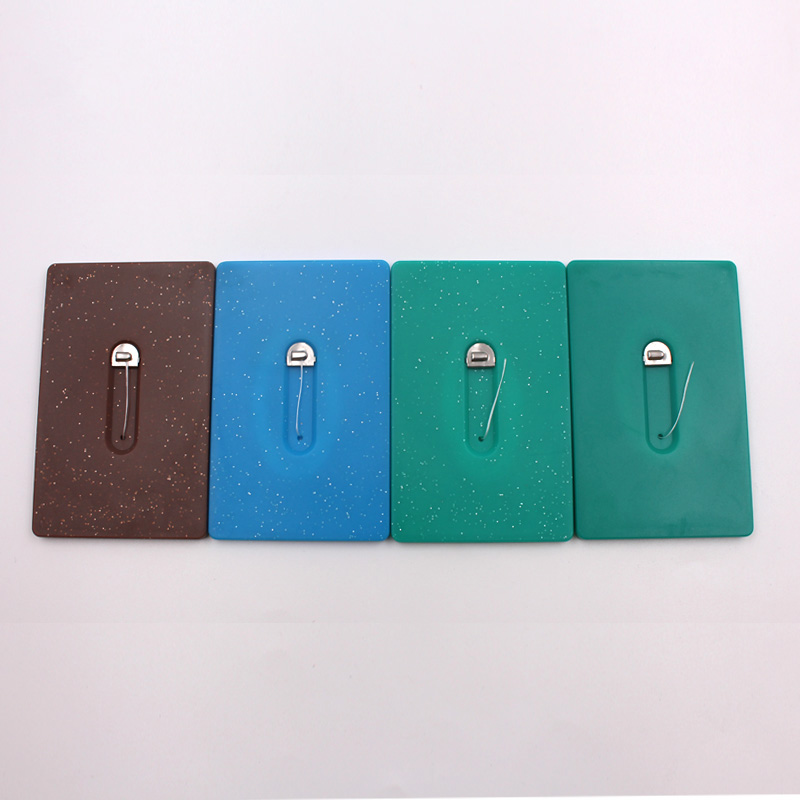 Flat with wide space for logo printing or color label