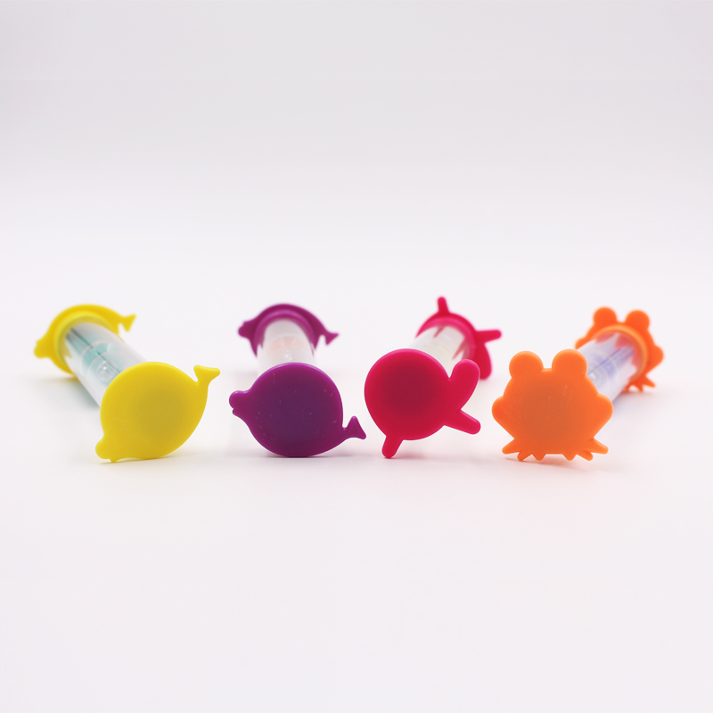 Sand Timers with Tops in 5 Animals Turtle, Whale, Frog, Octopus, Dolphin