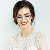 3 Pack Reading Glasses Blue Light Blocking for Women,Designer Cat Eye Frame Ladies Computer Readers with Flexible Spring Hinges