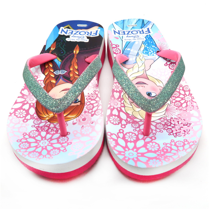 Chausson à semelle intérieure confortable rose Disney Frozen à talons hauts