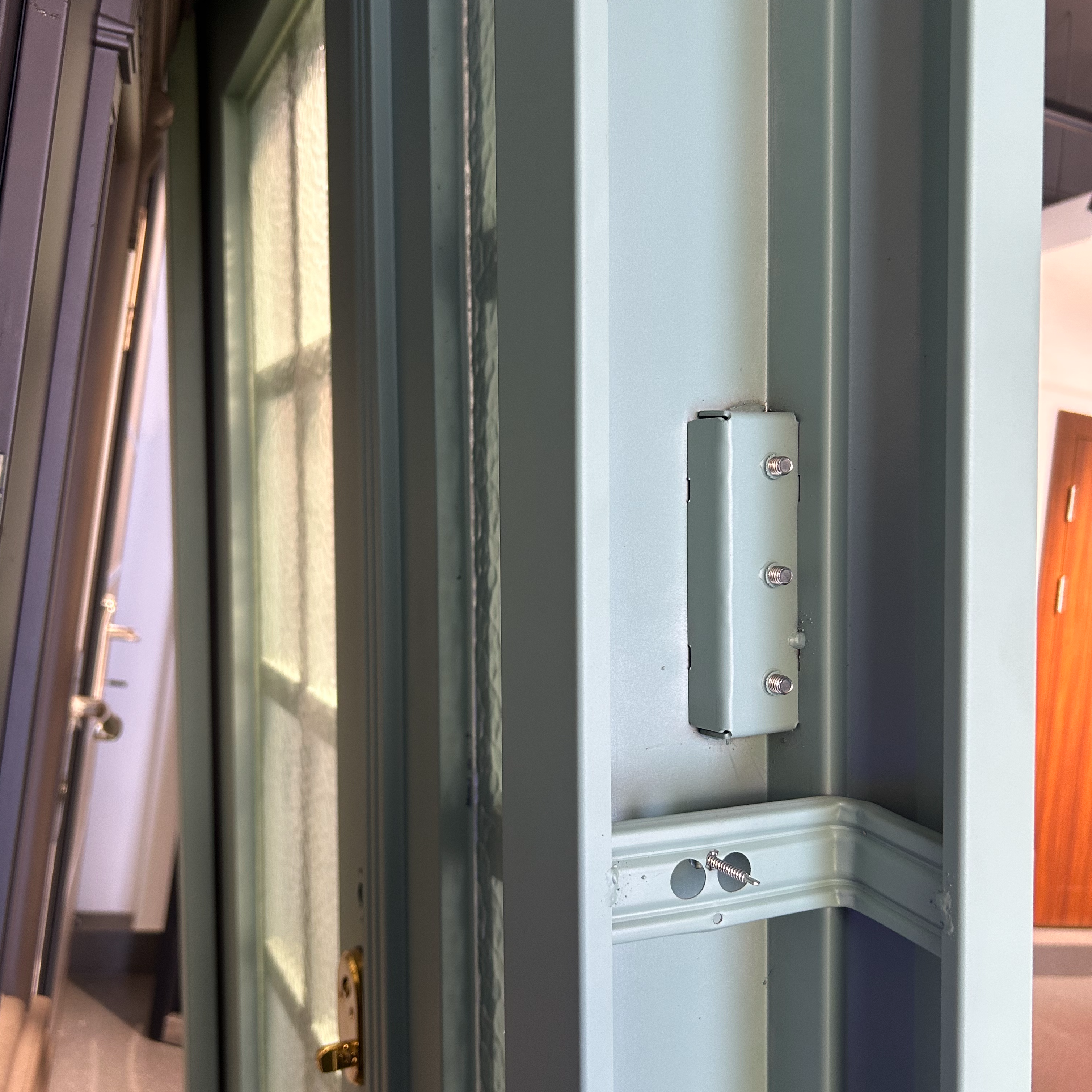 Heavy Duty Anti-Theft Steel Entry Main Glass Door for Residential Home