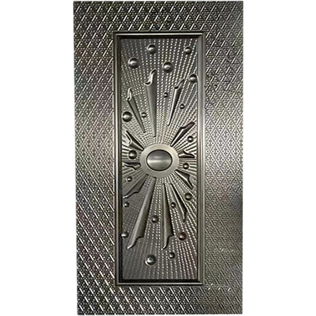 Metal Sheet Weatherproof Steel Door Skin for Exterior Use Corrosion Resistant