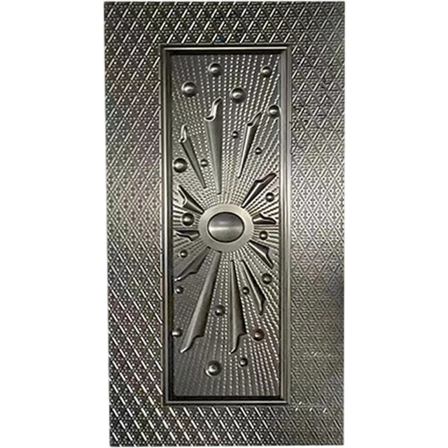 Metal Sheet Weatherproof Steel Door Skin for Exterior Use Corrosion Resistant