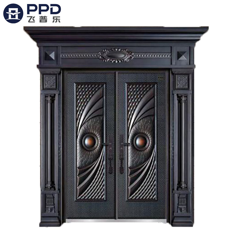 FPL-2009 Custom Double Swing Bulletproof Aluminum Cast Door